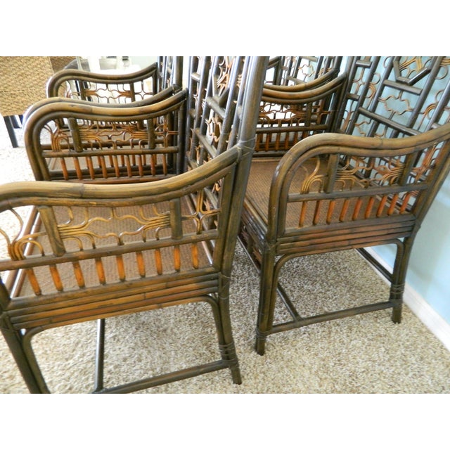 Vintage Boho Chic Rattan Chairs Set of 4 Chairish