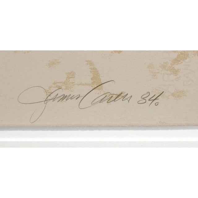 James Carter "Indian Summer" Signed & Numbered Matted Serigraph Art, Still Life For Sale - Image 4 of 9
