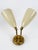 Cream Mid-Century Modern Wall Lamps, Italy, 1950s, Set of 2 For Sale - Image 8 of 18
