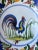 1990s 1990s Made in Greece Chanticleer Rooster 14" Serving Bowl Platter, Hand Painted For Sale - Image 5 of 12