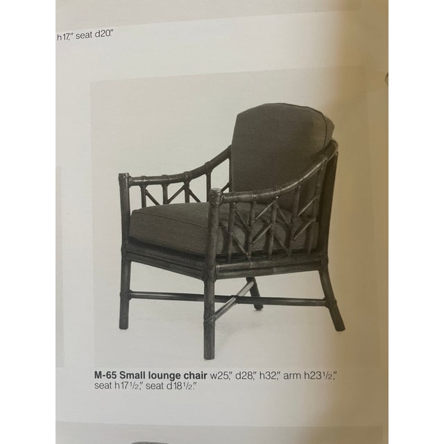 Authentic McGuire Lounge Chair, New Lee Jofa Cushions For Sale - Image 17 of 17