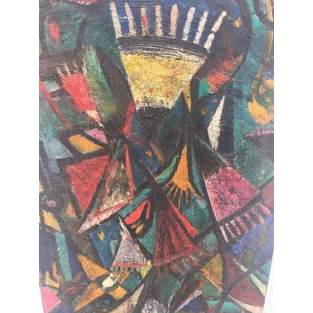 Peter Klein Junggeburth, König Hölkenspuk, Oil Painting on Canvas For Sale - Image 9 of 13