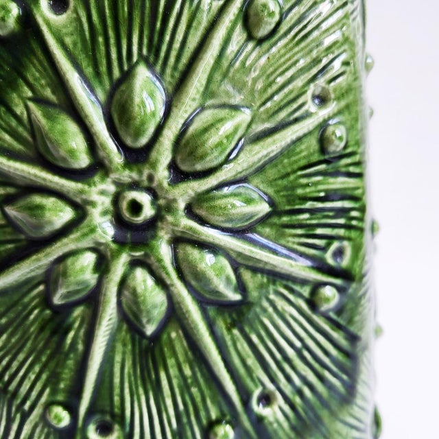1960s Mid-Century Modern West German Fat Lava Vase from Scheurich Keramik, 1960s For Sale - Image 5 of 8