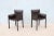 Italy Grassi & Bianchi for Enrico Pellizzoni Leather Pasqualina Armchairs - a Pair For Sale - Image 13 of 13