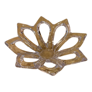 1980s Vannes Crystal Centerpiece Bowl