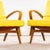 1950s Mustard Upholstered Armchair by Frantisek Jirak for Tatra, 1950s For Sale - Image 5 of 9