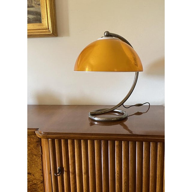 Space Age Yellow Table Lamp, France, 1960s For Sale - Image 9 of 18