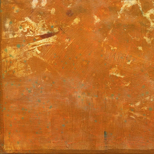 Awh 314 - Original Abstract Expressionist Blue & Yellow Colorfield Oil Painting For Sale - Image 4 of 8