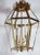 Large striking brass lantern. Nine lights inside.