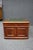 Croquet Cherry Leather-Top Partners Desk Form Coffee Table For Sale - Image 13 of 16