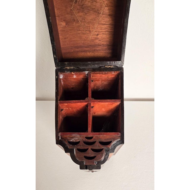 Elaborate Medicinal Sheraton Cutlery Box For Sale - Image 9 of 9