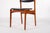Mid-Century Danish Teak Dining Chairs with Black Skai Seats, 1960s, Set of 4 For Sale - Image 6 of 14