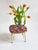 Mid-Century Modern Mosaic and Brass Side Table with Hair Pin Legs by Ilse Möbel, 1950s For Sale - Image 11 of 13