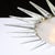 Modernist Brass Fitted Hand-Blown Murano Glass Starburst Spike Form Chandelier For Sale In New York - Image 6 of 18
