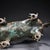 Bronze Late 19th Century Gilt Bronze Mythical Beast Figurine, Gold and Silver Inlay For Sale - Image 8 of 12