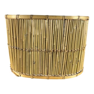 Large Vintage French Market Basket For Sale