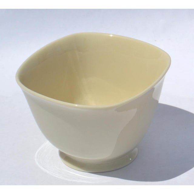 Art Deco Vintage Square Lenox Special Nut Dish Fine Bone China Porcelain Bowl 24k Gold Trademark For Sale - Image 3 of 14