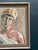Unknown, Portrait of a Woman, 1950s, Oil on Panel, Framed For Sale - Image 4 of 12