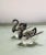 Vintage Silverplate & Glass Swan Salt & Pepper Dishes- a Pair For Sale - Image 4 of 8