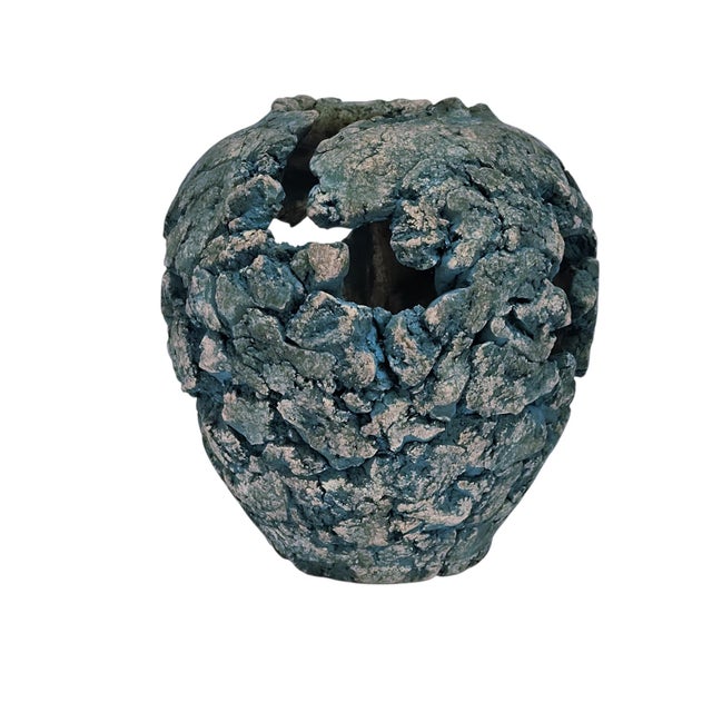 Sculpture Materials 1960s–1970s Stan Langtwait Shapes of Clay Brutalist Sculptural Vessel For Sale - Image 7 of 13