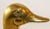 Polished Solid Brass Mallard Duck Head Bookends Sarreid Style 1950's a Pair For Sale - Image 10 of 13