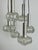 Italian 6-Light Cascade Steel and Crystal Chandelier, 1970s For Sale - Image 4 of 18