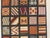 1970s Vintage Geometric Hand Embroidered Needlepoint Textile Wall Art, Framed For Sale - Image 4 of 12