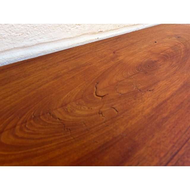 Brown Sculpted Mid 20th Century Live-Edge Walnut Sideboard For Sale - Image 8 of 16