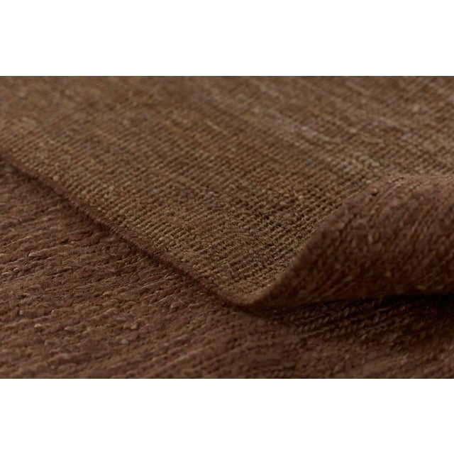 Coastal Pure Salt Torquay Walnut Sumack Weave Jute/Argenitian Wool Area Rug, 8' X 11' For Sale - Image 3 of 12