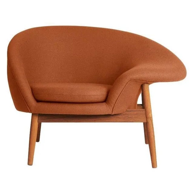 Fried Egg Right Lounge Chair in Caramel by Warm Nordic For Sale - Image 13 of 13