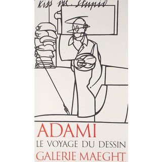 Valerio Adami, Le voyage du dessin, Lithograph For Sale