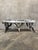 1970s Steer Horn Bench Cowhide Seat Nailhead Western Ranch Longhorn Speckled 48in For Sale In San Francisco - Image 6 of 12