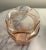 Pink Glass Hand Blown Scalloped Ruffled Vase W/Pontil Mark For Sale - Image 4 of 10