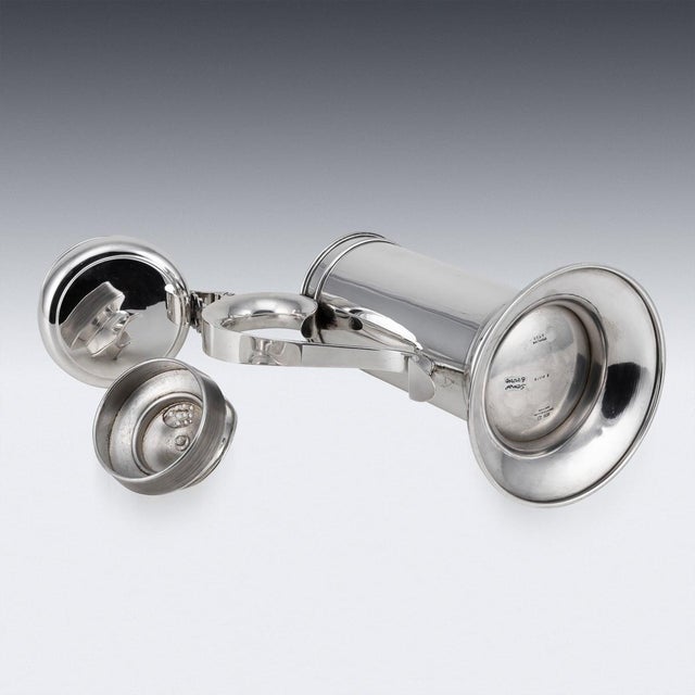20th Century American Silver Tankard Cocktail Shaker, New York, 1900s For Sale - Image 11 of 18
