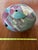 Ceramic 1998 Postmodern Mindy Brunn Handmade Geometric Signed and Dated Raku Ceramic 10" Centerpiece Lidded Vessel / Art Pottery For Sale - Image 7 of 18