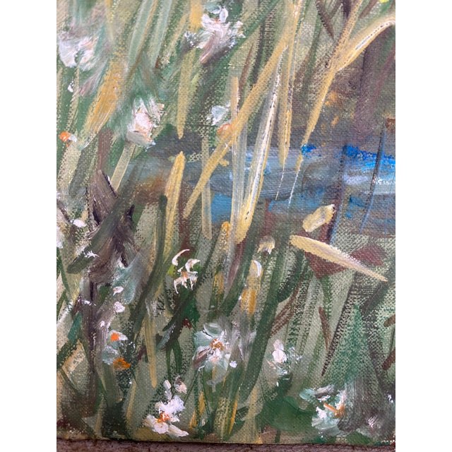 1960s Spring Plowing Martha's Vineyard Painting by Jean Spencer For Sale - Image 11 of 15