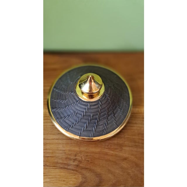 Vintage Ceramic Jar, 1980 For Sale - Image 4 of 9