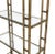 Very nice mid-century modern faux bamboo glass shelves etagere. Made in the early 20th century.