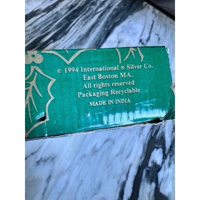 1990s Vintage International Silver Company Solid Brass Candle Holder - Set of 3 For Sale - Image 5 of 14