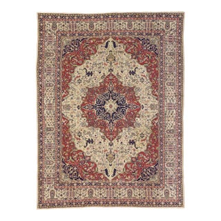 Antique Indian Agra Rug, 09'08 X 12'08 For Sale