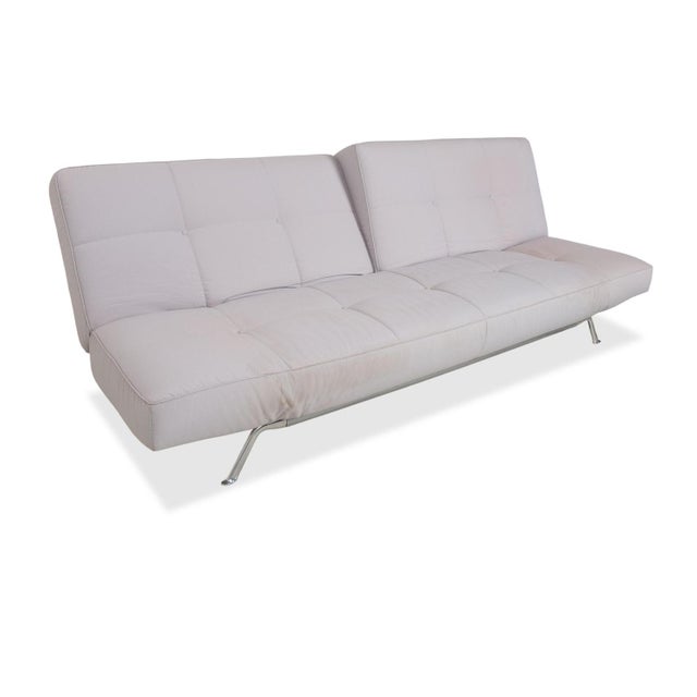 Ligne Roset Light Grey Fabric Smala Three-Seater Sofa from Ligne Roset with Manual Sleeping Function For Sale - Image 4 of 16