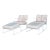 Very Rare Salterini Pair of Lounge Chairs and Ottomans For Sale