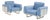 Senzafine Lounge Chairs by Eleonore Peduzzi Riva for Zanotta, 1980s, Set of 2 For Sale