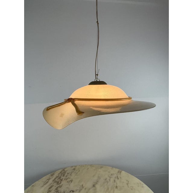 Vintage Ceiling Lamp in Murano Glass, Italy, 1970s For Sale - Image 3 of 17