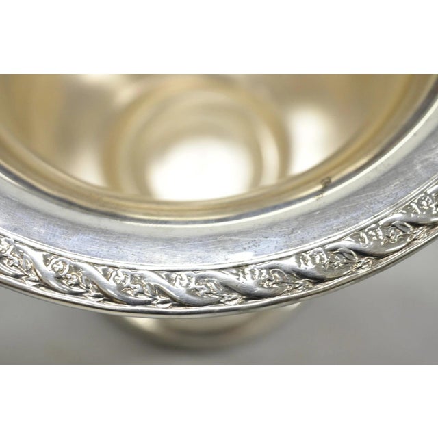 Vintage Wm Rogers "Spring Flower" Silver Plated Champagne Chiller Bar Ice Bucket For Sale - Image 15 of 18