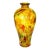 Mid 20th Century Tall Yellow Hand-Blown Glass Bottle in Murano Style For Sale
