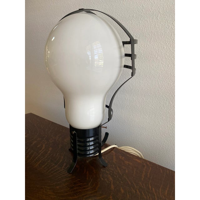 Mid-Century Modern Monumental Pop Art Light Bulb Floor Lamp in the Style of Ingo Maurer For Sale - Image 3 of 10