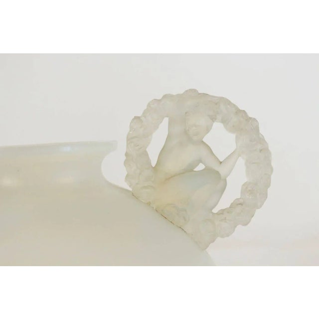 Vintage Opalescent Ronsard Vase by René Lalique For Sale - Image 3 of 8