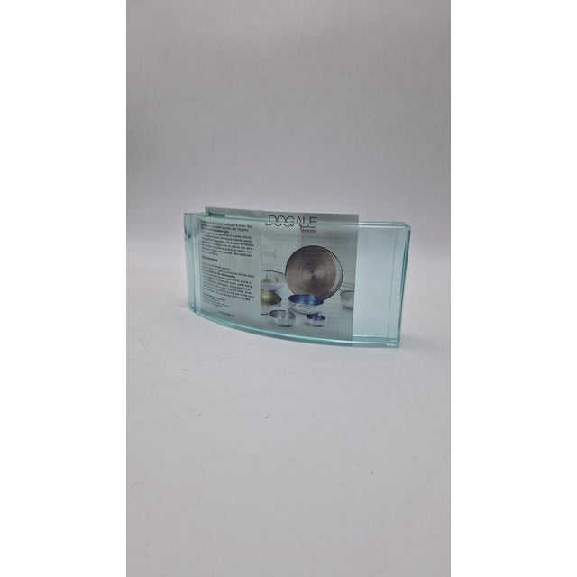 Vintage Photo Frame in Curved and Cut Glass from Fontana Arte, 1960s For Sale - Image 11 of 16