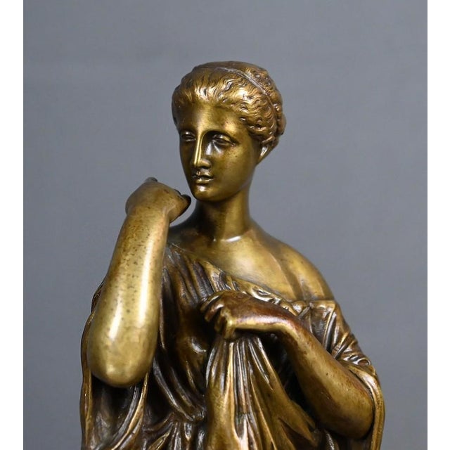 Raingo Frères after Praxiteles, Diana of Gabii, Late 19th Century, Bronze For Sale - Image 15 of 18